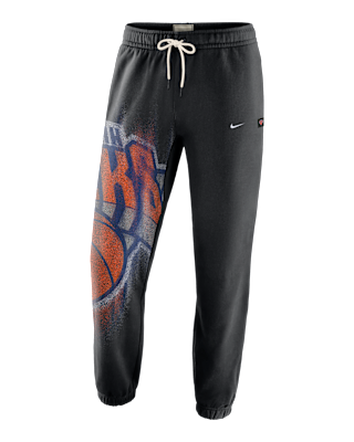 New York Knicks Standard Issue Men's Fleece Basketball Pants. Nike.com